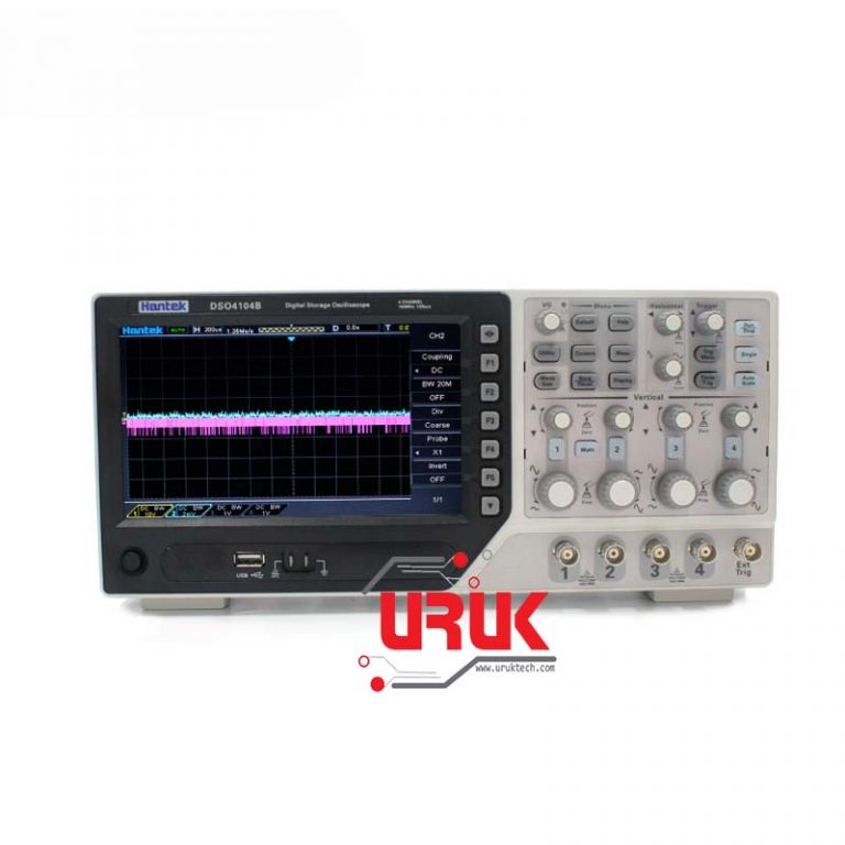 4 Channels 100MHz Digital Oscilloscope DSO4104B Hantek - UrukTech