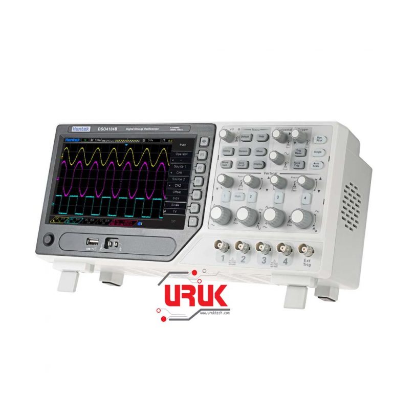 4 Channels 100MHz Digital Oscilloscope DSO4104B Hantek - UrukTech