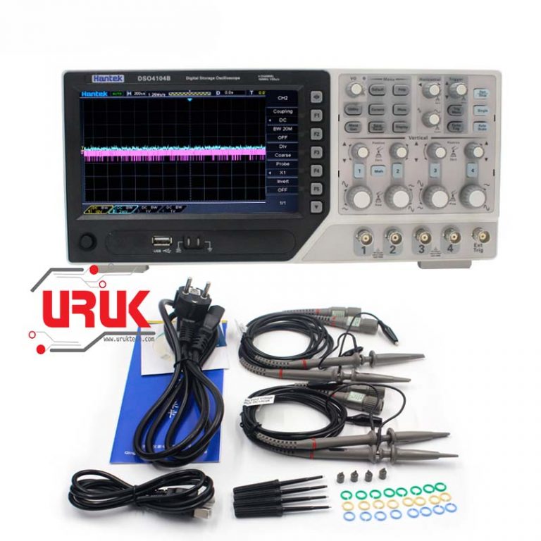 4 Channels 100MHz Digital Oscilloscope DSO4104B Hantek - UrukTech